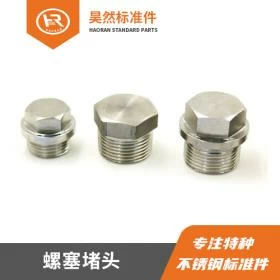 螺塞堵头F51 F53 F55 F60 Incoloy 825 规格:公制 M8~M33