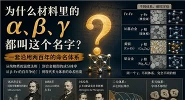 金屬材料裏總是出現 α 、β 、γ 相 到底是誰命名的？